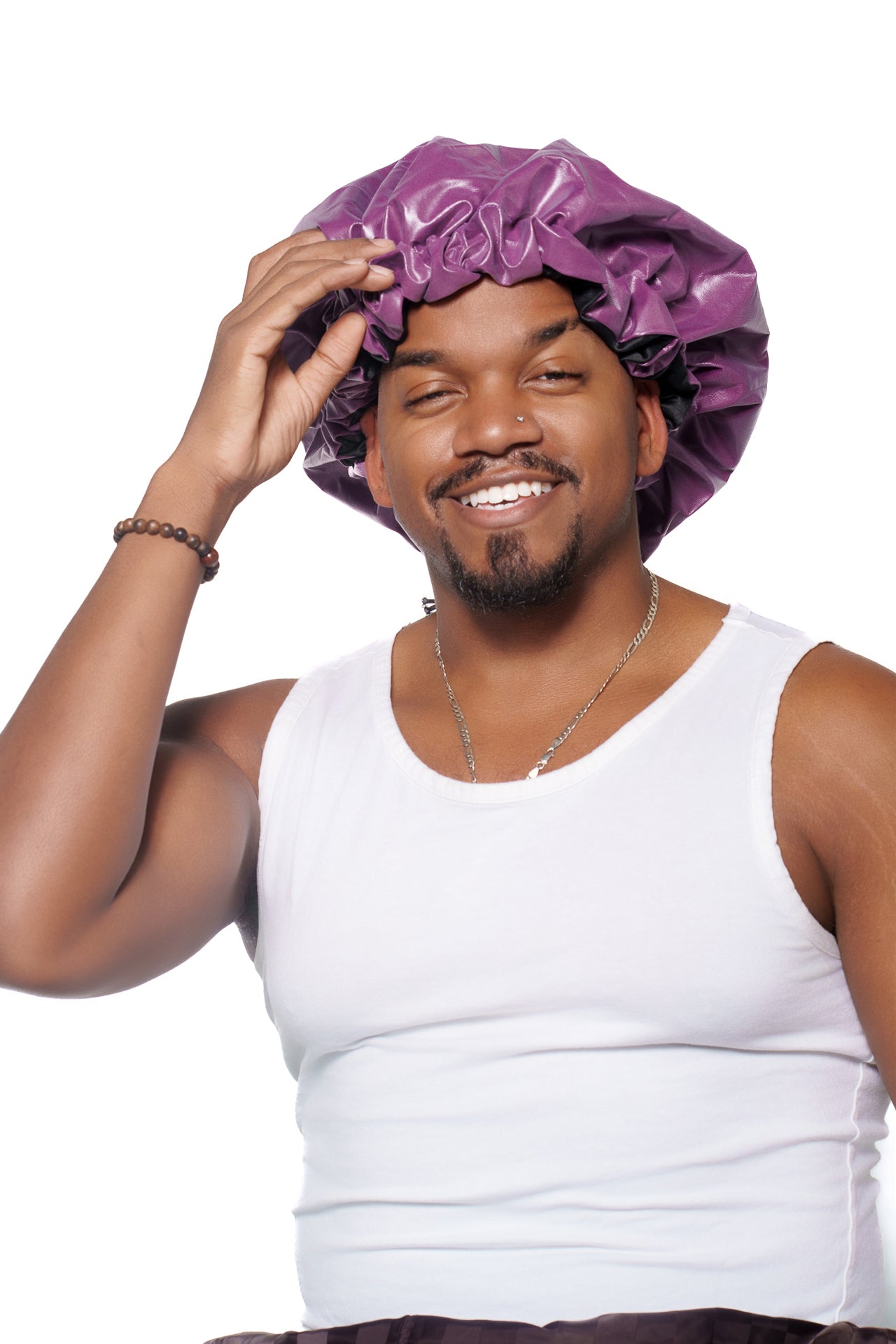 Merlowe Shower - Satin Lined Hair Bonnét